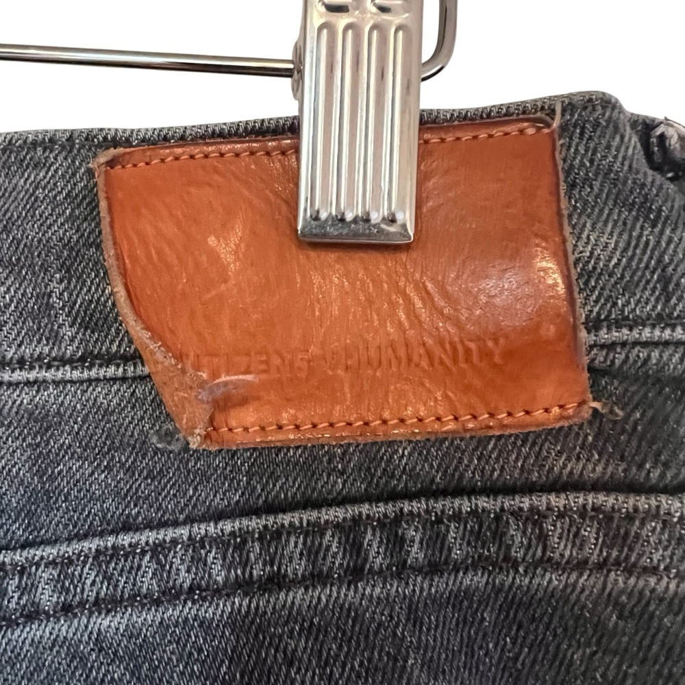 Citizens of Humanity Olivia High Rise crop Jeans in grey 31 excellent condition - Picture 13 of 16